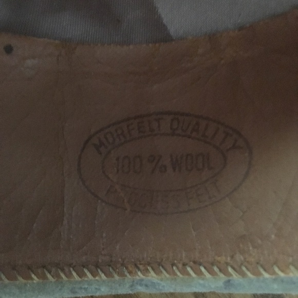 Vintage Morfelt 100% Wool Gray Bowler Derby Hat - Picture 4 of 8